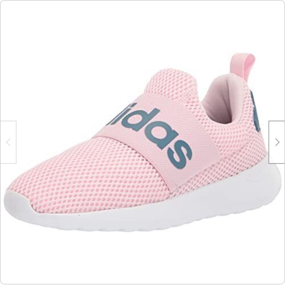 Adidas Youth Pink Lite Racer Adapt 4.0 Running Shoes (size 3)